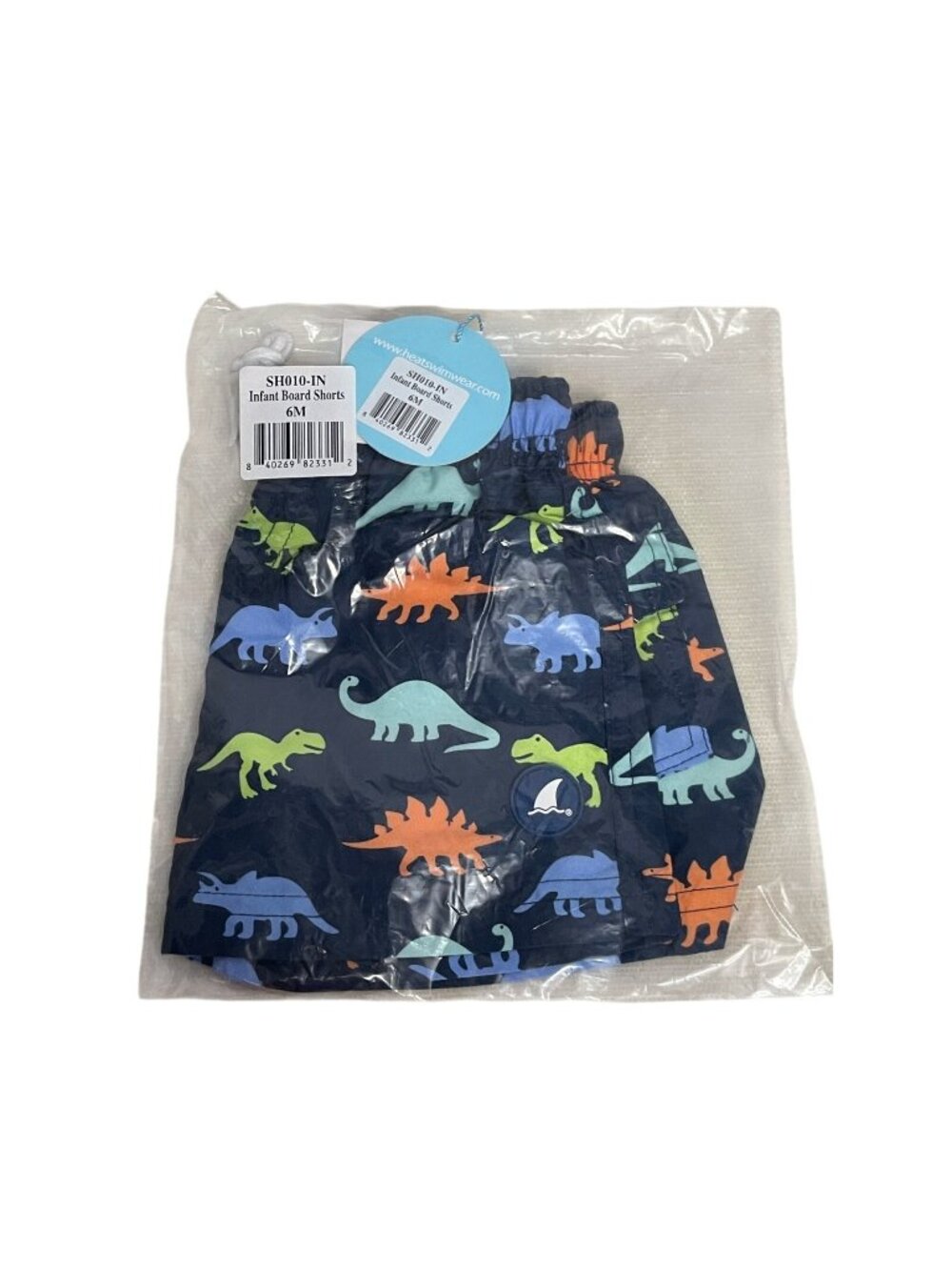 New With Tags Heat Swimwear Infant Board Shorts Dinosaur Size 6 Month